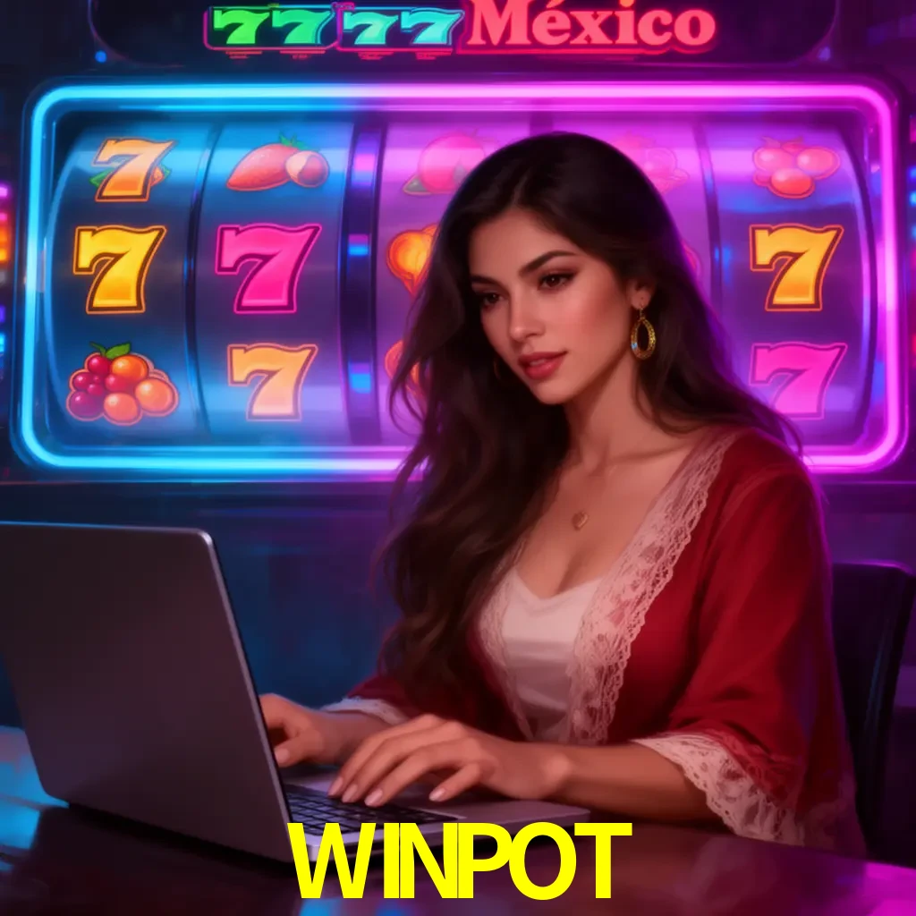 WINPOT Slots - tragamonedas, RTP y control Tragamonedas WINPOT con símbolos, saldo móvil y reglas de apuesta visibles